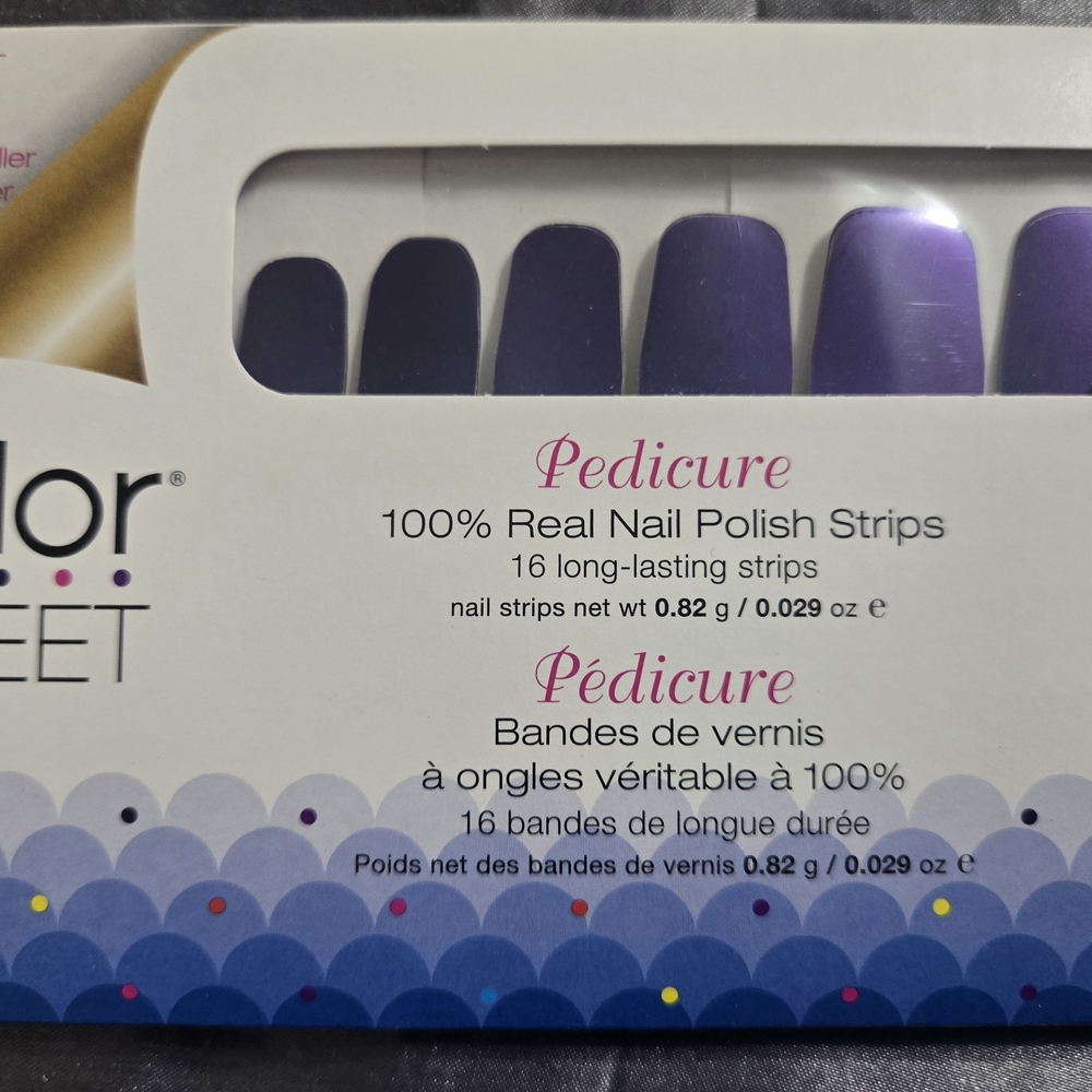 Color Street Nail Polish Strips - Evening Sky Pedi